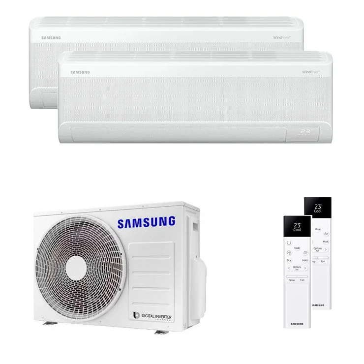 Air Conditionné Multi Split Samsung WindFree Avant 9000+18000 BTU [AJ052TXJ3KG/EU + AR70F09C1AWNEU + AR70F18C1AWNEU]