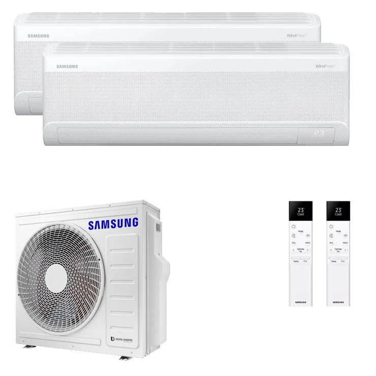 Air Conditionné Multi Split Samsung WindFree Comfort S2 9000+18000 BTU [AJ068TXJ3KG/EU + AR60F09C1AWNEU+AR60F18C1AWNEU]
