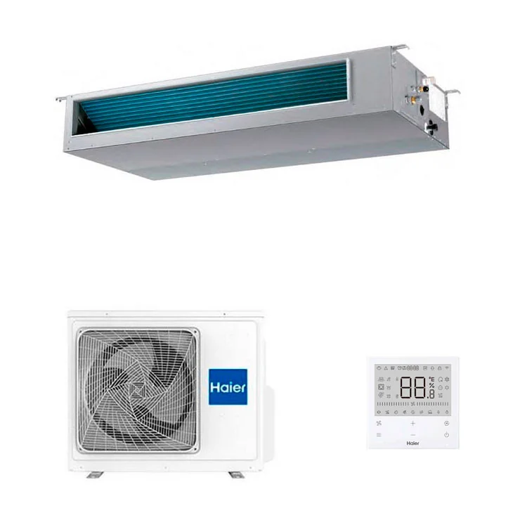 Climatiseur gainable Haier Medium Pressure 24000 BTU [1U71S2SR3FA + AD71S2SM9FA(H)]