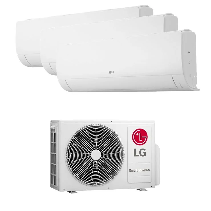 Air Conditionné Multi Split LG Multi System R32 9000+9000+12000 BTU [RM3U19 .U24 + 2 x RMN09.NSJ + RMN12.NSJ]