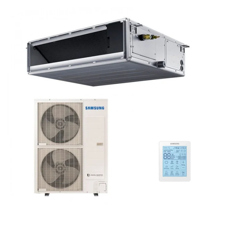Climatiseur gainable Samsung Deluxe 42000 BTU [AC120RXADKG/EU + AC120RNMDKG/EU]