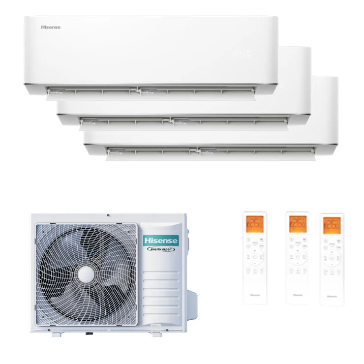 Multi Split Hisense Max Confort 9000+9000+9000 BTU [3AMW72U4RJC + 3 x HC25YC00G]