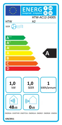 Rideaux d'air HTW HTW-AC12-2400SA2