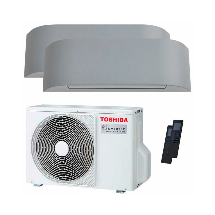 Air Conditionné Multi Split Toshiba Haori 9000+9000 BTU [RAS-2M18G3AVG-E + 2 x RAS-B10N4KVRG-E]