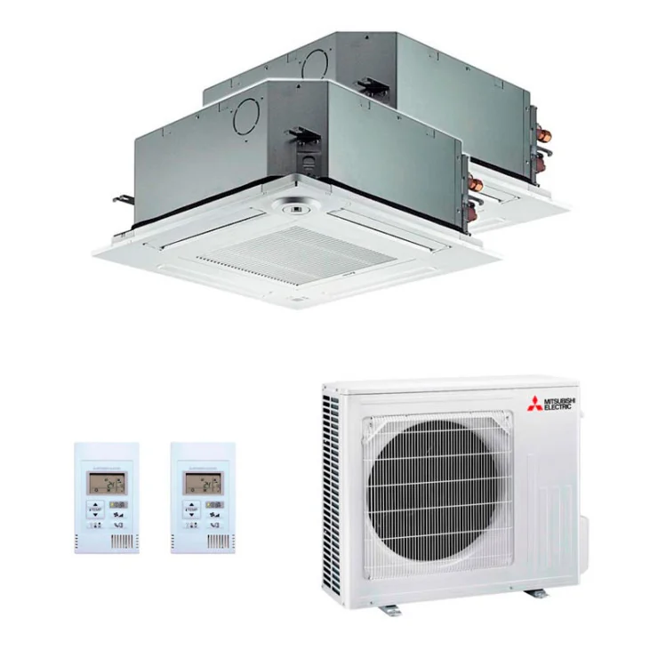 Air Conditionné Multi Split Mitsubishi Electric S - MSLZ-VA 18000+18000 BTU [MXZ-5F102VF + 2 x SLZ-M50FA2]