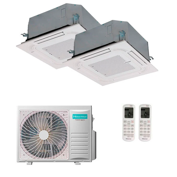 Multi Split Hisense Multi-inverter Style 12000+18000 BTU [4AMW81U4RJC + ACT35UR4RCC8 + ACT52UR4RCC8]