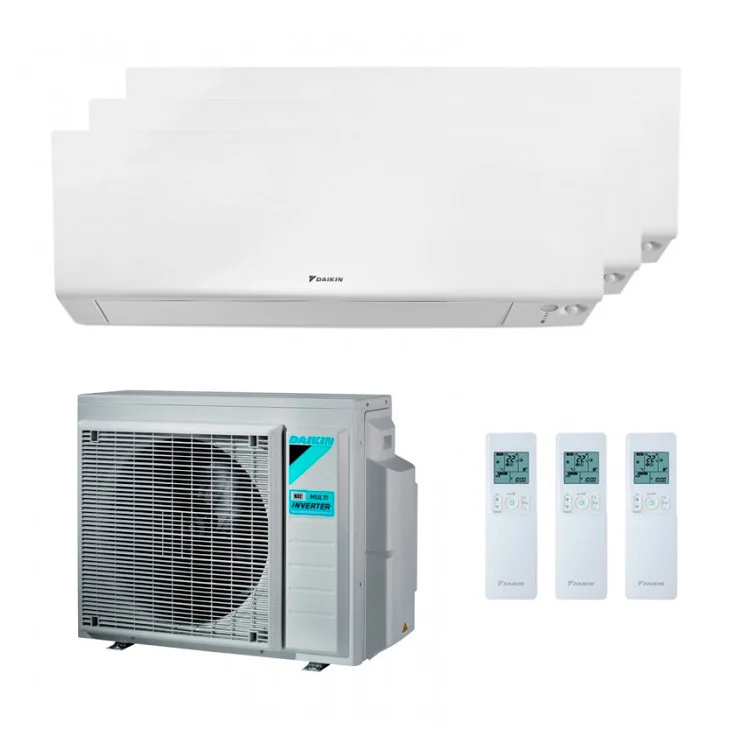 Air Conditionné Multi Split Daikin Perfera 9000+9000+18000 BTU [4MXM80A + 2 x FTXM25A + FTXM50A]