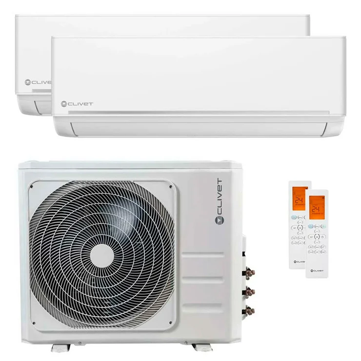 Air Conditionné Multi Split Clivet EZCool 18000+18000 BTU [MU2-Y 125M + 2 x ILA1-Y 53M]