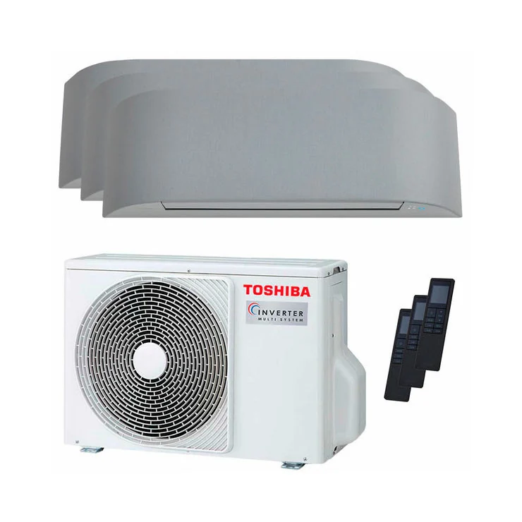 Air Conditionné Multi Split Toshiba Haori 9000+9000+9000 BTU [RAS-3M18G3AVG-E + 3 x RAS-B10N4KVRG-E]