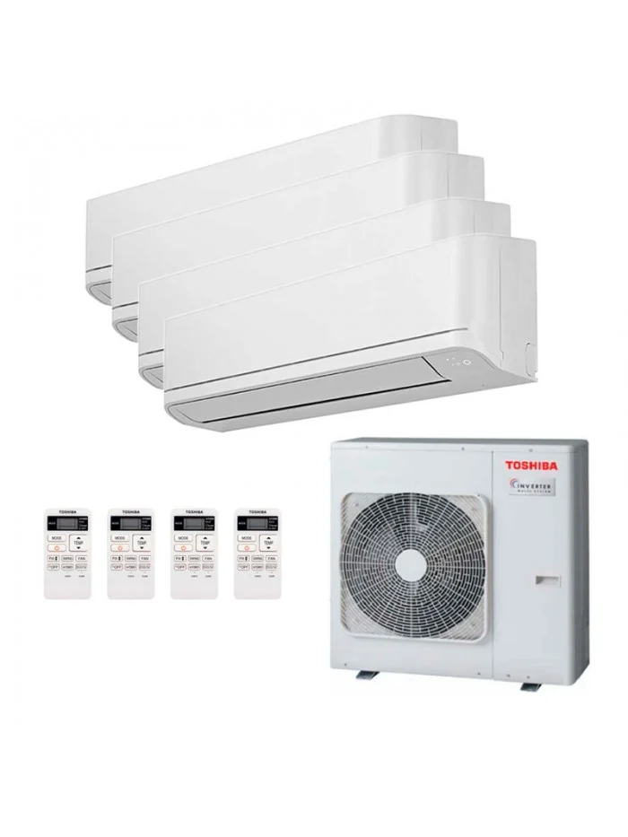 Air Conditionné Multi Split Toshiba Seiya 2 9000+9000+9000+9000 BTU [RAS-4M27G3AVG-E + 4 x RAS-B10B2KVG-E2]