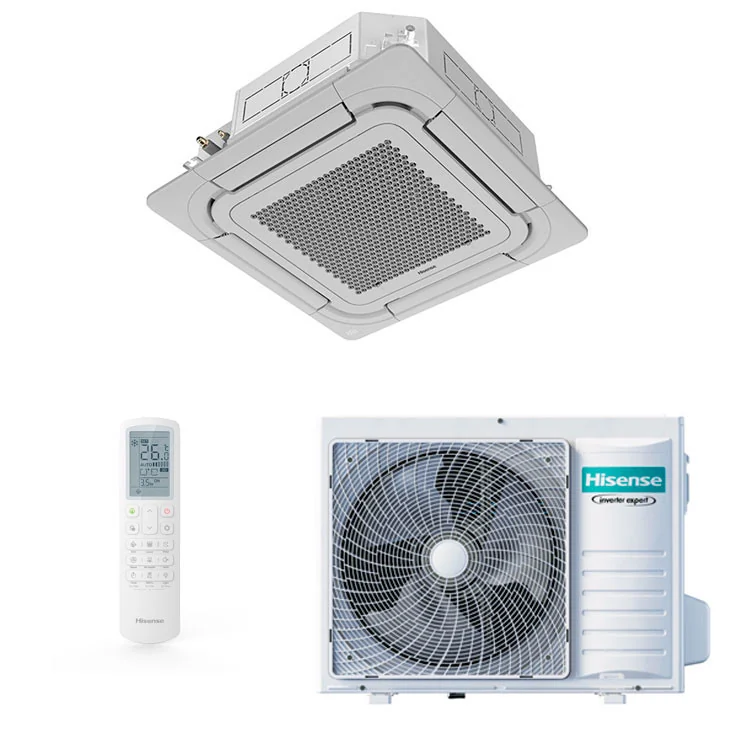 Climatiseur cassettes Hisense Super Inverter 21000 BTU [AUW60U4RJ7 + ACT60UR4RJC8]