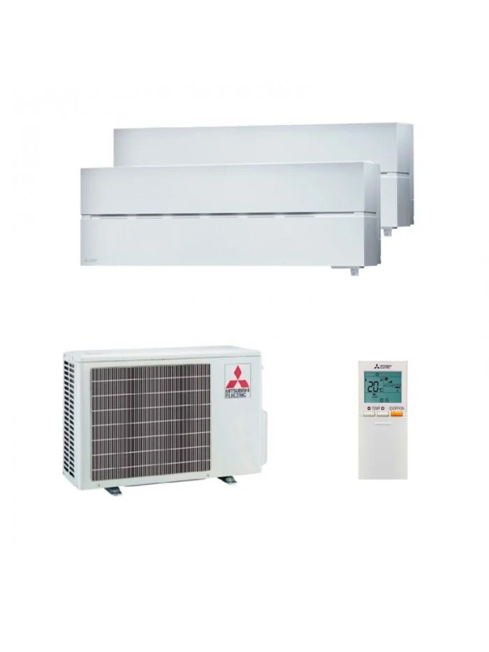 Air Conditionné Multi Split Mitsubishi Electric Kirigamine Style 9000+9000 BTU [MXZ-2F42VF + 2 x MSZ-LN25VG2W]