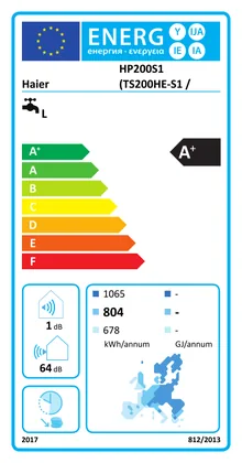 Chauffe-eau Thermodynamique Haier HP200S1