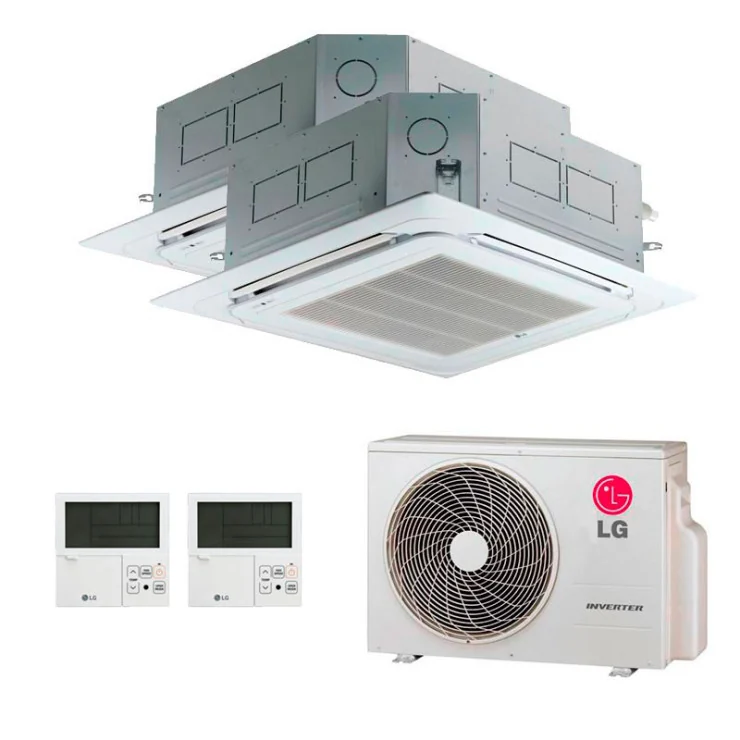 Air Conditionné Multi Split LG Multi Inverter 4 vías 9000+9000 BTU [MU2R17.U18A + 2 x CT09F.NR0]
